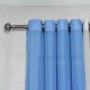 پرده آماده - حریر بافت دار کد 124 رنگ آبی تیره