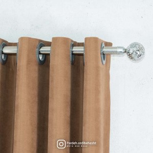 پرده آماده - گارنت کد 808 رنگ نسکافه ای تیره