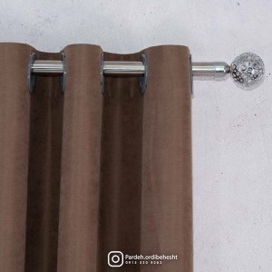 پرده آماده - گارنت کد 832 رنگ ذغالی