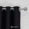 پرده آماده - گارنت کد 839 رنگ مشکی